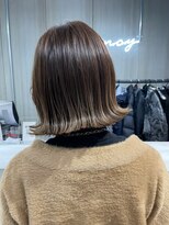 ディセンシー(Dicency) 【chika Style】ベージュ × 外ハネボブ