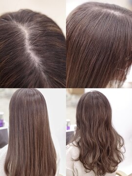 モイ(moy) 脱白髪染め!ロッド式白髪ぼかしハイライト/グラデーションカラー