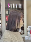 ボブ/ピンクグレージュ/学割