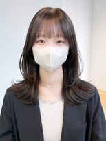 アイティーバイアルバム 八王子店(IT by ALBUM) ナチュラルくびれレイヤー_大人ガーリーチョコレート_ba440071