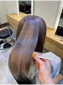 髪質改善＊ミルクティーグレージュ＊美髪【Zina S 札幌】