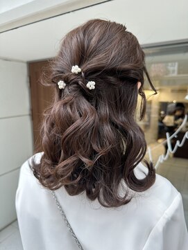 インビテーション(invitation) ハーフアップ・卒業式・結婚式