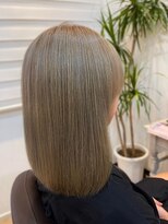 エルベ  茨大前店(elve)&nbsp;ブリーチカラー×ミルクティー系シルバー系カラー