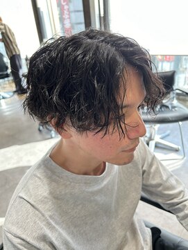 ラグシス ザ バックルーム(LUXIS THE BACK ROOM) 波巻きパーマ【立川/メンズ】