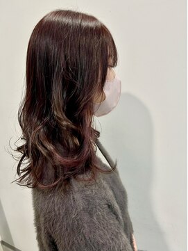 りんごの木 篠ノ井駅前店 イヤリングカラー/ピンクブラウンカラー