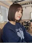 @sei___sandボブ/切りっぱなしボブ/鹿児島中央駅
