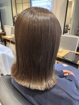 オールマイティービューティーモア(ALLMYTEA Beauty more+) 透明感カラー/アッシュブラウン/艶髪ミディアム