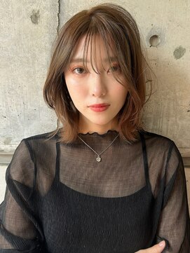 エミュ 天文館店(eMu) レイヤーボブ×ブラウンベージュ