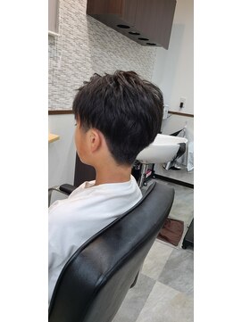 ヒロ美容室 無造作マッシュレイヤー