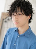 トニーアンドガイメン ホテル京阪仙台店(TONI&GUY MEN) モテ抜け感ランダムソバージュの黒髪ラフマッシュi仙台