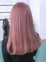 ゲーム 吉祥寺店(GAME)&nbsp;ダブルカラーミルクティーピンクベージュカラーハイトーンカラー