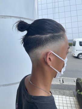 ジップ 緑店(zip) メンズワイルドショート×20代外国人風