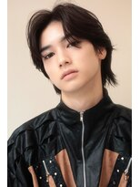 ココ 原宿(KOKO)&nbsp;□ニュアンスパーマフェザーパーマセンターパートダークアッシュ