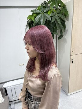 アイズ 横浜(IS) 【JUNKI指名】ピンクベージュ/ブリーチ/横浜