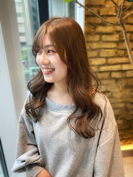 ビーハイブ 一番町店 アヴェダ(BEHIVE) 王道かわいいベージュカラー(^^♪