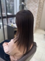 マニッシュ 三鷹駅前店&nbsp;オリーブブラウン×レイヤーロング