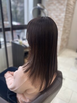 マニッシュ 三鷹駅前店 オリーブブラウン×レイヤーロング