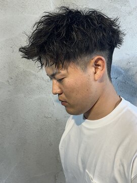 ニアウ 高崎店(Niau) メンズショートショートパーマツイスパツイストスパイラル高崎