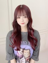 ランド 原宿表参道(LAND)&nbsp;前髪カットが可愛い☆ブリーチなしピンクカラー