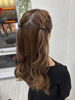 プライズ 表参道原宿店(prize)&nbsp;編み込みハーフツインアレンジ