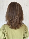 大人可愛い20代30代40代50代小顔◎くびれミディアム