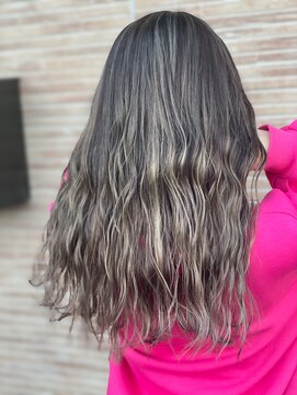 アンククラシックヘアー(ank classic hair) 【宇都宮美容室/透明感/インナーカラー/白髪ぼかし】