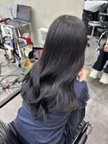 ファビ 渋谷(Fab) くびれヘア/暗めカラー/アプリコットオレンジ/縮毛矯正