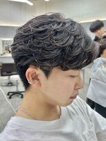 グロップ 町田(GLOP)&nbsp;簡単に出来る毛流れニュアンスパーマ/メンズパーマ