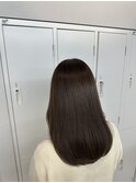 ラベンダーグレージュ ミディアムスタイル