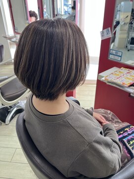 白髪ぼかしハイライト