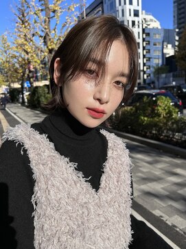 サンドイエナ 横浜店(sand yena) くびレイヤーボブルフネビージュ小顔ワンレンこなれミディ