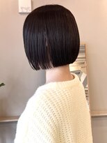 ヌース(NOUS)&nbsp;ミニボブ/薬院/ショートボブ/ストレートヘア/