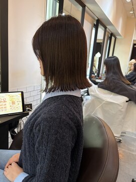 サロンドミルク 溝の口店(salon de MiLK) 10代20代30代/外ハネボブ/イルミナカラー/結べるボブ［溝の口］