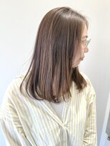 フォーク FOLK 【FOLK】透明感グレーベージュ☆似合わせ内巻きミディアム♪