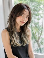 ドット ヘアー ジェム(dot.hair gem)&nbsp;オリーブグラデーション/レイヤーカット/インナーカラー