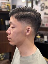 ブロートーキョーバーバーショップ 神田2nd(Bro Tokyo BARBERSHOP)&nbsp;低めミドルスキンフェード！
