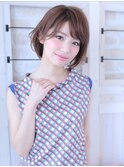 ノームコア斜めバング★アンニュイカール