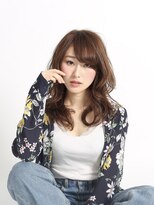 デイジー インデックスヘア 大島店(DAISY index hair) セミディ×ことりベージュ×ベージュカラー×大人かわいい