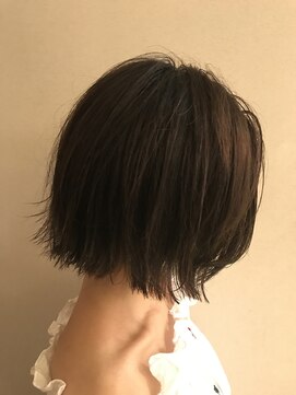 ロンド 銀座(Lond) 外ハネ♪オシャレ切りっぱなしボブ！【Lond久保田夢美】