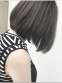 《holoholohair》ボブ　黄ばみ消しグレー