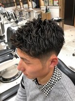 バーバーブロス 吉祥寺店(BARBER BROS)&nbsp;【LUDLOW BROS.】YamazakiManaya 直毛にパーマを！