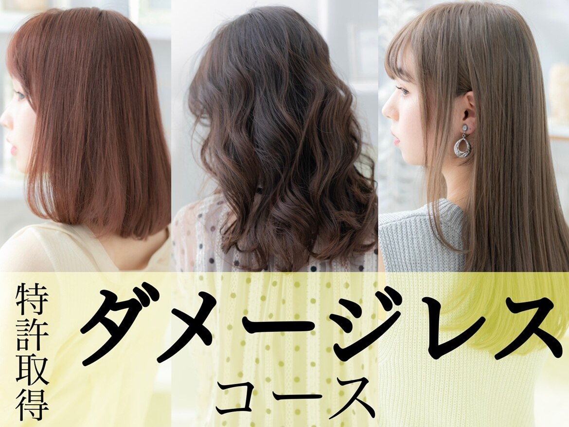 ＜人気No.1＞カット+ダメージレスカラー+選べるトリートメント[大宮]\19250→