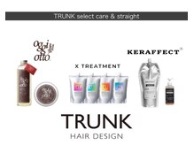 トランク(TRUNK)の雰囲気（艶髪をサポートする当店自慢の薬剤で最適の選定をさせて頂きます）