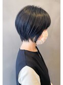 大人可愛い30代40代50代 小顔ショートヘア ショートボブ