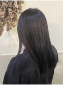 #インナーカラー#パープルカラー#ダークグレー