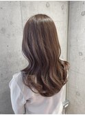 ローレイヤースタイル　ピンクベージュ　おおたかの森