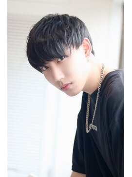 ソイクフ(SOY KUFU) MEN’S HAIR マッシュパーマアッシュブラックカルマパーマ