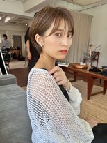 バンプ ギンザ(BUMP GINZA)&nbsp;30代、40代/丸みくびれショートボブ×白髪染めハイライト/大宮