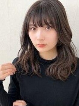 ヘアーガーデンニコモカ(Hair Garden NICOMOCA)の写真/【千舟通り2階×女性スタイリスト】デザインにこだわる縮毛矯正！根本真っ直ぐ×毛先カールがおすすめ◎