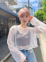 アンバー 池袋(amber)&nbsp;切りっぱなしボブ/美髪/ピンクブラウン[池袋駅]